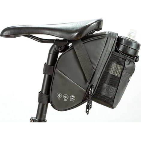 Borsa da bicicletta, borse da bicicletta, borsa sottosella, borsa da manubrio, borsa da telaio, impermeabile con portaborraccia, borsa sottosella riflettente, borraccia non inclusa (1/5)