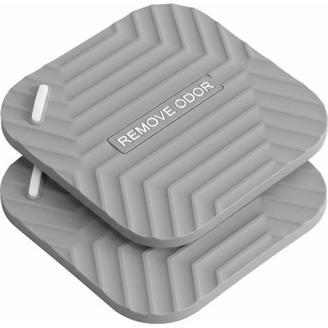 2 PCS Bouchon Douche Anti Odeur, Clapet Anti Odeur Douche, Bloque Les Odeurs d'Égout et Insectes, Bouchon Baignoire Universel pour Salle de Bains et Cuisine, Bouchon de Vidange Carré 15x15 cm (1/5)