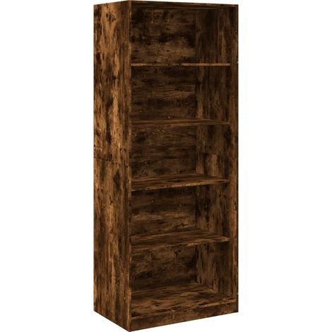 Maison Exclusive - Armadio Rovere Fumo 80x50x200 cm in Legno tecnico