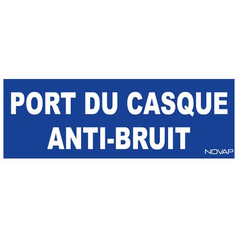 Panneau Port casque anti-bruit - Rigide 330x120mm - 4140261