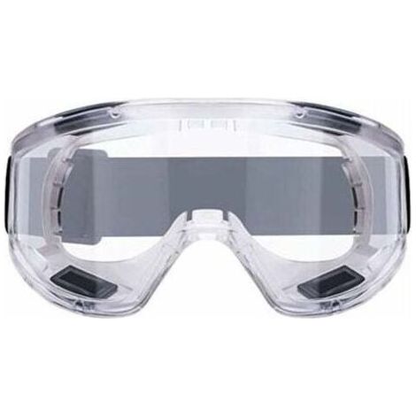 Lunettes de Protection Anti-buée Surlunettes de Sécurité Anti-rayures Idéal pour Bricolage, Chimie, Travaux, Chantiers (1/5)