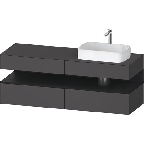 Duravit Collection One Meuble sous-vasque sur console, 2 tiroirs,