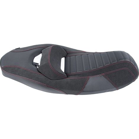 Cuscino per seduta, design confortevole, supporto integrato, rosso (1/2)