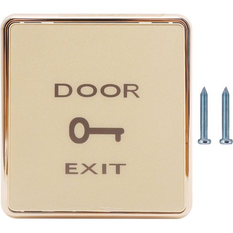 Bouton de déverrouillage de porte DC12V, panneau de commande pour système de contrôle d'accès de sécurité domestique et professionnel (1/5)
