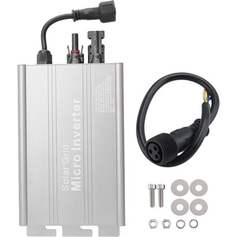 Inverter solare da 700 W per micro inverter solari collegati alla rete, protezione IP65, raffreddamento automatico, 110/230 V (1/4)