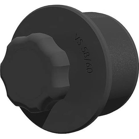 BOUCHON OBTURATEUR POUR COUVERCLE THERMORÉTRACTABLE Ø-EMBOUT: 58MM HAUFF 3030300267