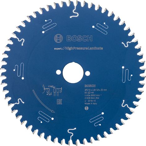 BOSCH Lame de scie circulaire - Expert for HPL - 210 mm - 2.8 mm - 30 mm - 60 dents (1/5)