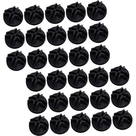 Lot de 60 connecteurs en plastique pour clôture animaux compagnie (1/5)