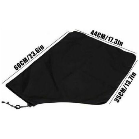 Sac de Ramassage - Polyester - Pour Aspirateur et Broyeur de Feuilles - Fermeture Éclair + Cordon de Serrage - 1 Pièce (1/4)