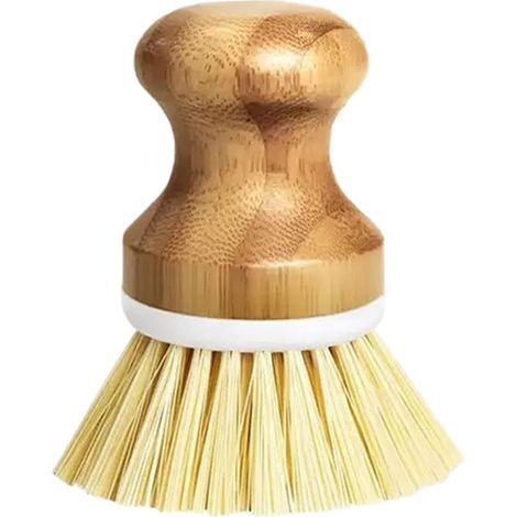Spazzole da cucina a manico corto per lavare i piatti e pulire il lavello – Spazzole per lavare i piatti – per ciotole, utensili da cucina, pentole, padelle, piani cottura in acciaio inox e (1/5)