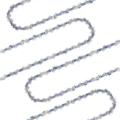 Paquet de 4 chaînes de tronçonneuse 16" pour Stihl MS 170, MS 180 C - Pas 3/8" LP, épaisseur 043", 55 maillons d'entraînement (1/5)