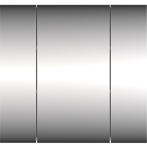 Spiegelschrank 80 cm breit in weiß AQUINO-140 (1/4)