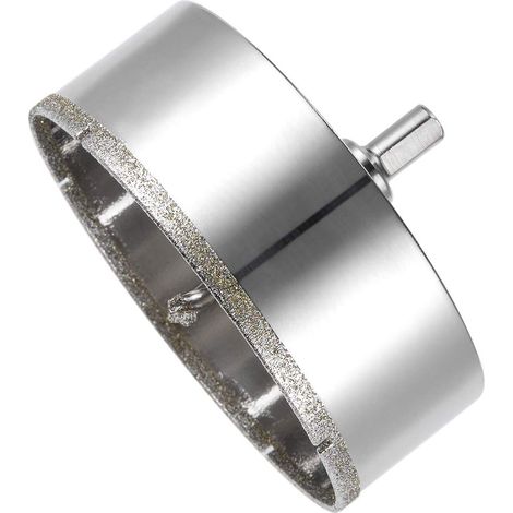 110 mm Diamant-Lochsäge, Diamantbohrer mit Mittelführungsbohrer, Fliesenlochsäge mit Diamant-Oberflächenbeschichtung zum Schneiden von Glas, Fliesen, Keramik, Marmor, Kalkstein (1/5)