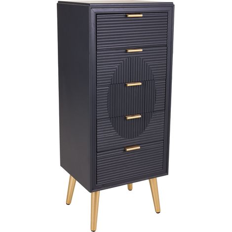 Sinfonier de madera gris oscuro 42x36.5x100.5