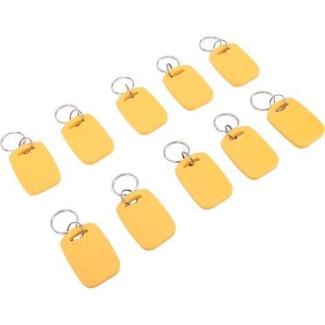 Pack of 10 readable and writable IC ID cards, dual-frequency multi-function key fobs for residential areas, parking lots, businesses, and shopping centers. (1/5)