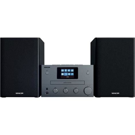 Micro chaîne hi-fi - SENCOR - SMC 5700WDB - 100 W - Noir