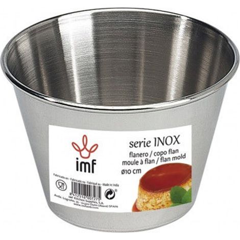 Flanero liscio in acciaio inox 12 x 8,5 cm R0728