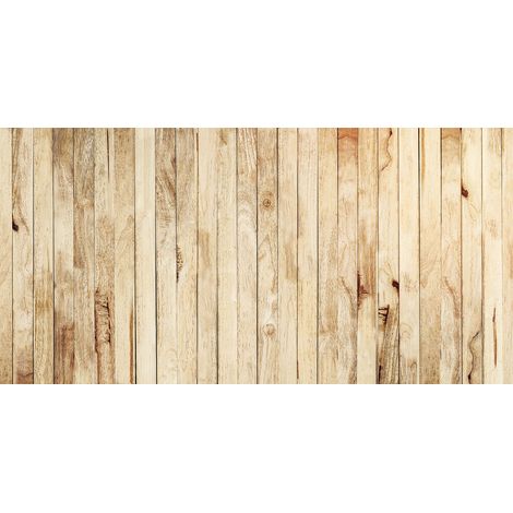 Papier peint panoramique - Planches de bois - 130 cm x 65 cm (1/2)
