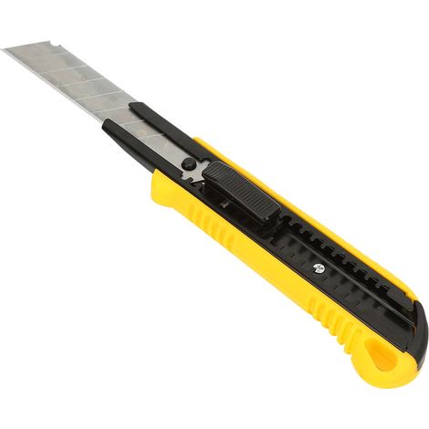 Universalmesser aus Edelstahl mit Gummigriff, Schneidwerkzeug für Papier, Kunststoff und Karton (TU-520A) (1/5)