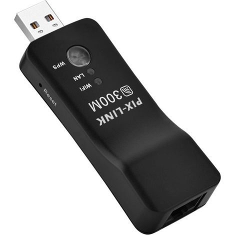 Répéteur réseau sans fil USB 300 M, amplificateur de signal Wi-Fi (1/4)