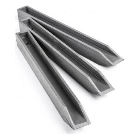 Piquet pour bordure de jardin Ecolat - lot de 10 - 58 cm - Gris (1/5)