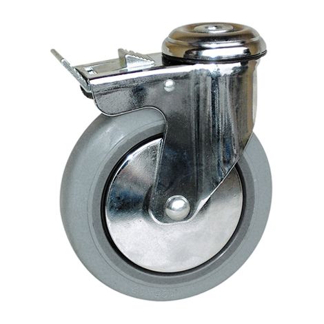 Roulette industrielle Pivotante Guitel Hervieu, Acier galvanisé, Ø 100mm, 80kg ( Prix pour 1 )