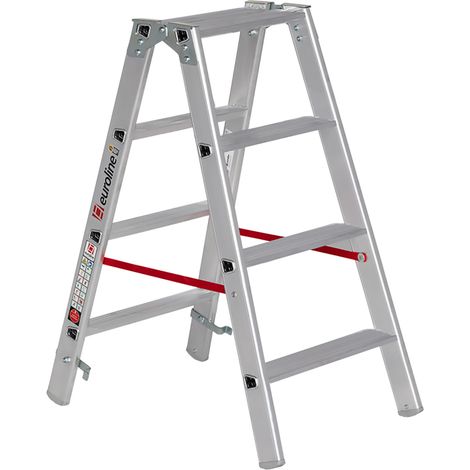 Euroline 20577 Stufenstehleiter 2x4 Stufen (1/2)