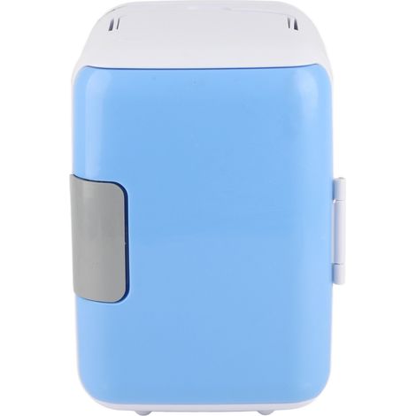 Mini-réfrigérateur de voiture 4L, grande capacité, format compact, doublure de qualité alimentaire, fonction glacière/chauffante, idéal pour dortoir, bureau et maison.