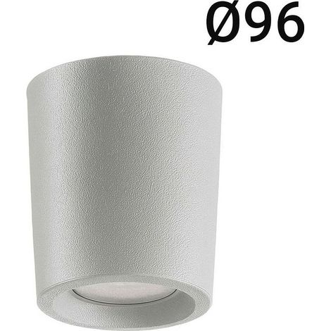 Plafonnier "LIVIA 90" FUMAGALLI - GU10 - 6W - IP55 - Gris