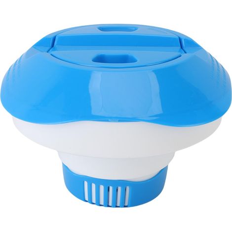 Distributeur Automatique de Piscine à Libération Lente, Distributeur de Comprimés de Chlore ABS avec Fond Réglable pour Piscines Creusées et Hors Sol (K-1094) (1/5)