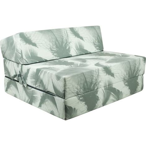 Colchón plegable - Funda lavable - 200cm x 90cm x 15cm - Orgánico (1/2)