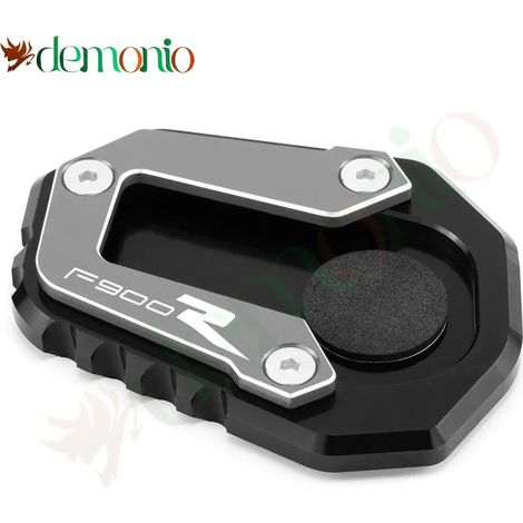 (F900R-Titanium) Accessoires moto : béquille latérale, extension et support compatibles avec BMW F900R, F900XR et F900 XR Maxpower. (1/4)