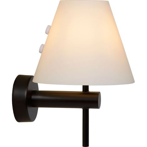 Applique murale Lucide Roxy G9 33W IP44 verre noir/blanc (1/5)