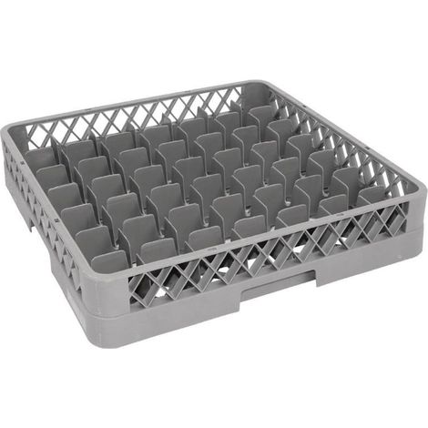 Casier de lavage à verres 50x50cm - 49 cases - Vogue (1/4)