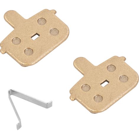 Hollow, rectangular, all-metal, copper-based brake pads, compatible with the Kugoo G-booster TONGLI