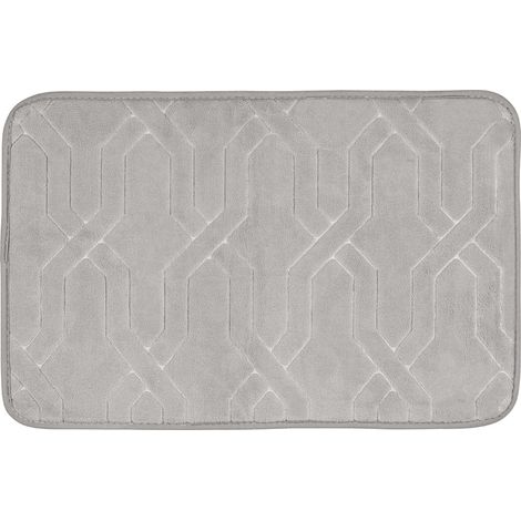Alfombra de baño Camiers taupe 60 x 40 cm