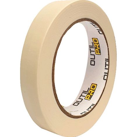Adhésif de masquage OUTILPRO ruban travaux peinture 19 mm x 50 m (1/2)