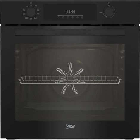 Beko BBIE11300BMP Einbaubackofen multifunktional schwarz 66L
