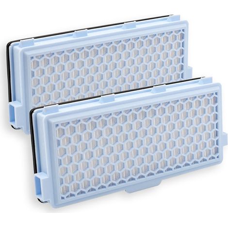 Set di 2 filtri HEPA attivi adatti per aspirapolvere Miele Classic Compact C1, Complete C2 e C3 - Ricambi - Parti di ricambio per aspirapolvere (1/5)