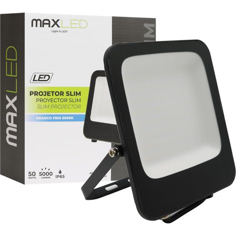 Spot LED Extérieur 50W Projecteur 5000K Blanc Froid 5000lm Projecteur Appliques Murales Extérieures Projecteurs Étanches IP65 pour Arrière-Cour Jardin Garage Terrain Sport (1/5)