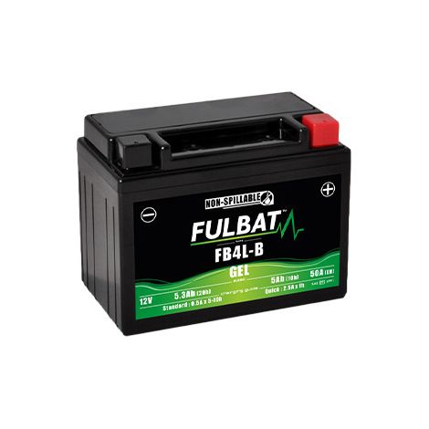 Batterie moto FULBAT FB4L-B - GEL - 12V - 5.3Ah (1/4)