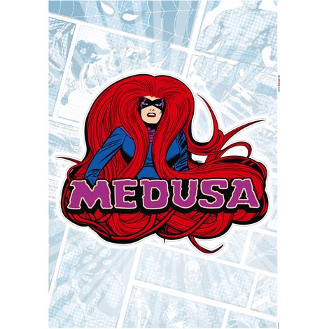 Stickers muraux- Medusa Comic Classic (1/2)