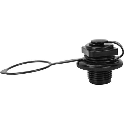 Valve gonflable en plastique pour bateaux de pêche, valve noire B, diamètre 23,9 mm. (1/5)