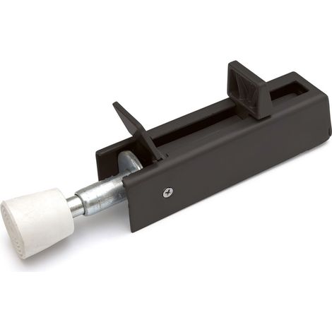 Butoir de porte amortisseur lourd noir 122 x 30 mm - Par pièce