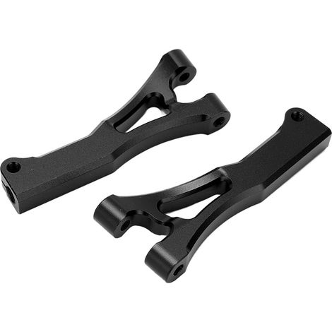 2 bras de suspension supérieurs avant en alliage d'aluminium pour ARRMA 1/7 LIMITLESS / pour INFRACTION 6S (noir) (1/5)