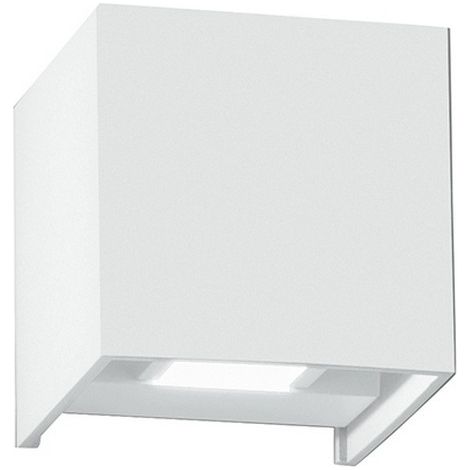 LAMPADA CUBO APPLIQUE LED ALFA BIANCO 2X5W 738LM 4000K IP54 (1/2)