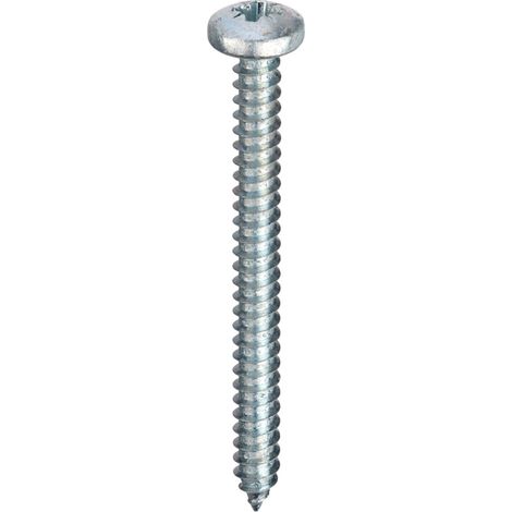 Unifix Self-Tapping Screws Pozi Pan Head AB DIN 7981-C-Z BZP 12G