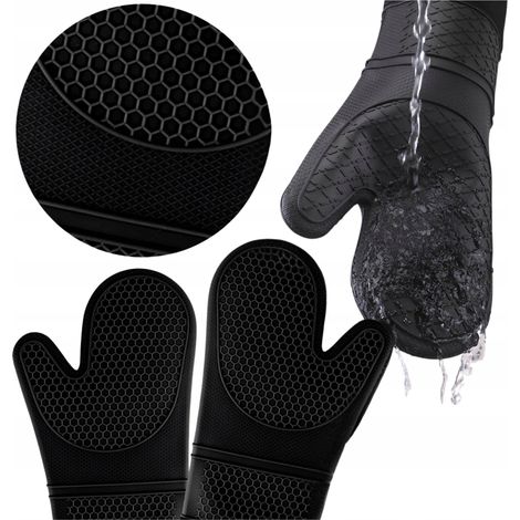 2.1 Guanti in silicone, 2 pezzi (neri) (1/5)