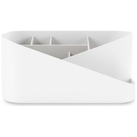 Umbra Glam Organizer per prodotti di bellezza, Bianco/grigio (1/5)