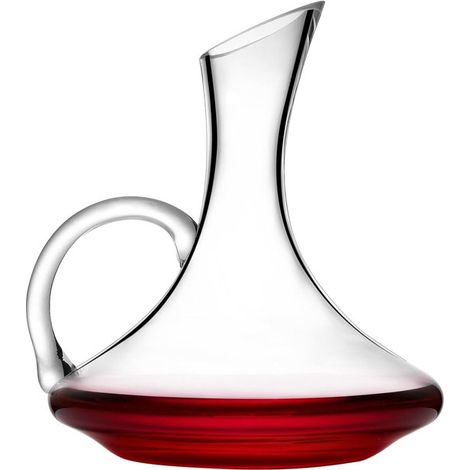 Carafe - Carafe élégante de 1500 ml - Verseur à vin - Bouteille de vin - Cristal sans plomb soufflé à la main - Cadeau de Noël - Décoration de Noël (1/4)